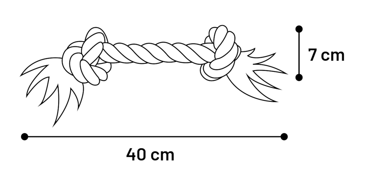 Flamingo Cotton Jim Playing Rope 2 - играчка, въже XL, 40 см