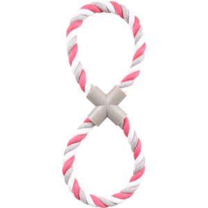 Flamingo Jim Tug rope 8-shape Fuchsia- играчка за кучета 36 см