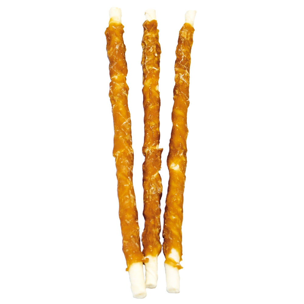 Nobby StarSnack Barbecue Wrapped Chicken - солети от пресована кожа с пилешко месо в кутия