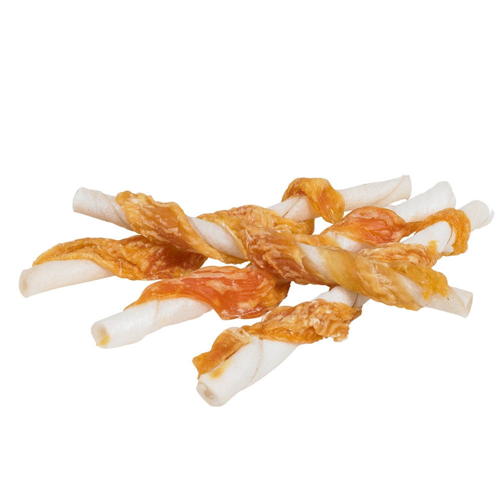 Nobby StarSnack Barbecue Wrapped Chicken - солети от пресована кожа с пилешко месо в кутия