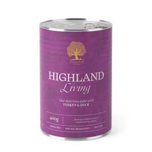 Essential Highland Living Pate - пастет за кучета с пуешко и патешко 400 гр.