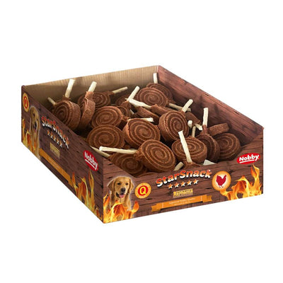 Nobby StarSnack Barbecue Chicken Lolli - близалки от пилешко месо, кутия 90 бр