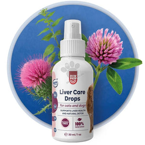 Paw2Paw Liver Care Drops - подкрепа на черния дроб и матаболния баланс 30 мл