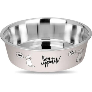Enjoy Castron Inox Bon Appetit - метална купа с илюстрация 450 мл