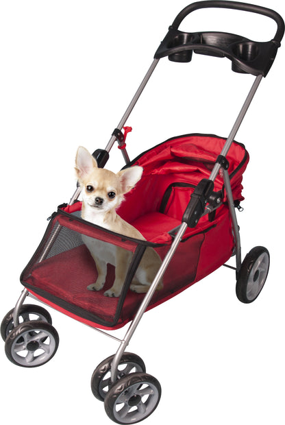 Flamingo Buggy Damio Red - количка за кучета 76 / 45 / 90.5 см