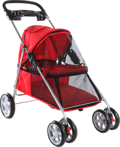 Flamingo Buggy Damio Red - количка за кучета 76 / 45 / 90.5 см
