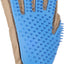 Flamingo Grooming glove Mandy Blue & Black - ръкавица за раресване на късокосмести кучета