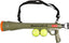Flamingo Toy Wissam Bazooka With Ball Khaki -автоматично изхвърляне на тенис топка над 20 метра