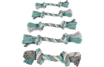 Flamingo Jim Cord With 2 Knots Mint Green - играчка въже 30 см. / зелен /