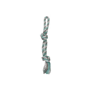 Flamingo Toy Jim Tug rope with 2 knots Mint green 52 см. / зелен /