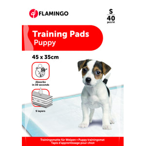 Flamingo Training Pads White S - хигиенни подложки за кучета 45 / 35 см, 40 бр