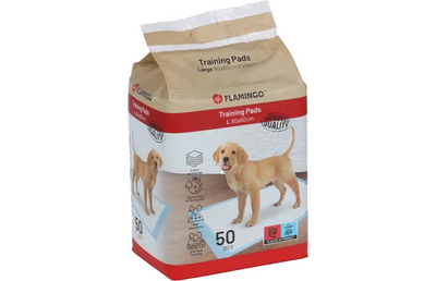 Flamingo Training Pads White L - хигиенни подложки за кучета  90 / 60 см, 50 бр