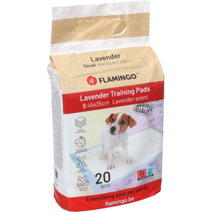 Flamingo Training Pads Lavender М - хигиенни подложки за кучета с аромат на лавандула 60 / 45 см, 20 бр
