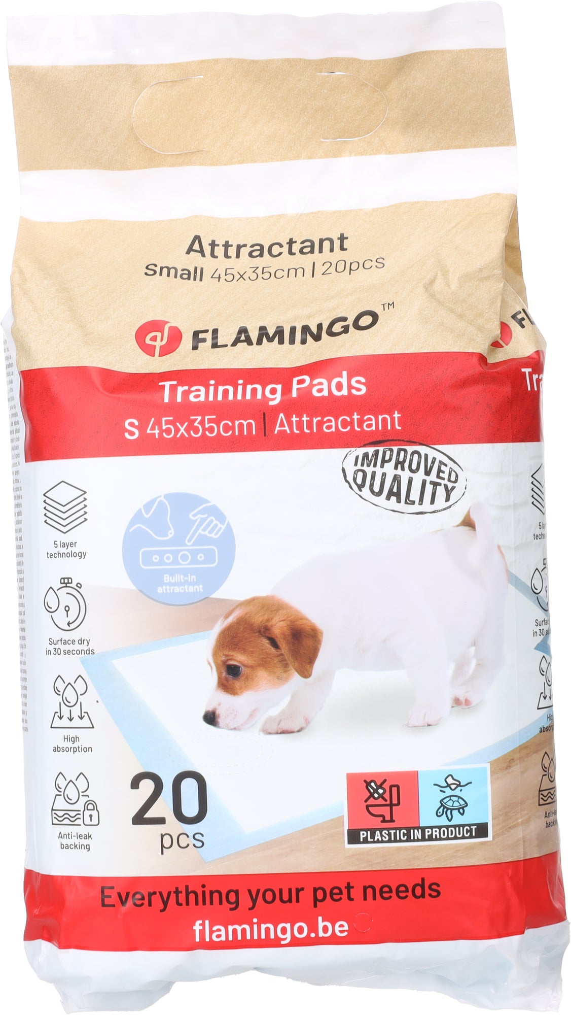 Flamingo Training Pads Attractant - хигиенни подложки за кучета с феромони 20 бр