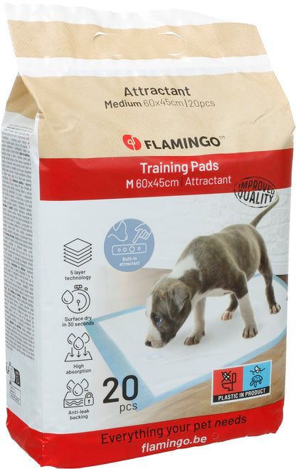 Flamingo Training Pads Attractant - хигиенни подложки за кучета с феромони 20 бр