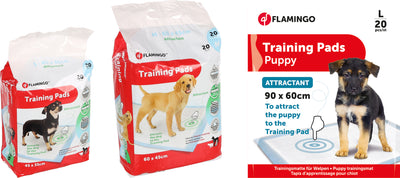 Flamingo Training Pads Attractant L - хигиенни подложки за кучета с феромони 90 х 60 см, 20 бр
