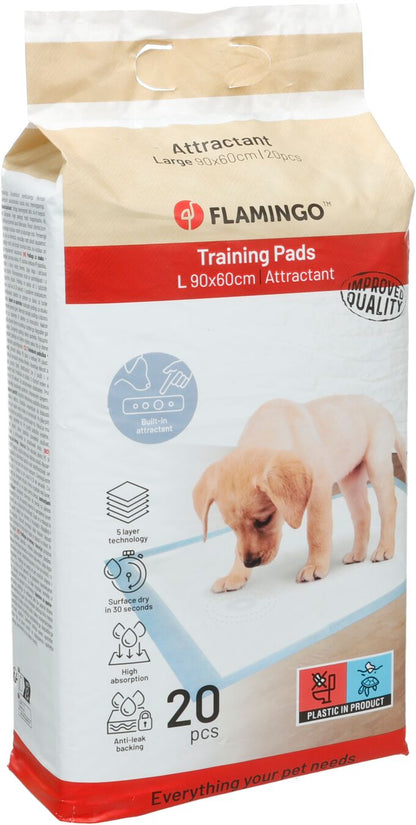 Flamingo Training Pads Attractant - хигиенни подложки за кучета с феромони 20 бр