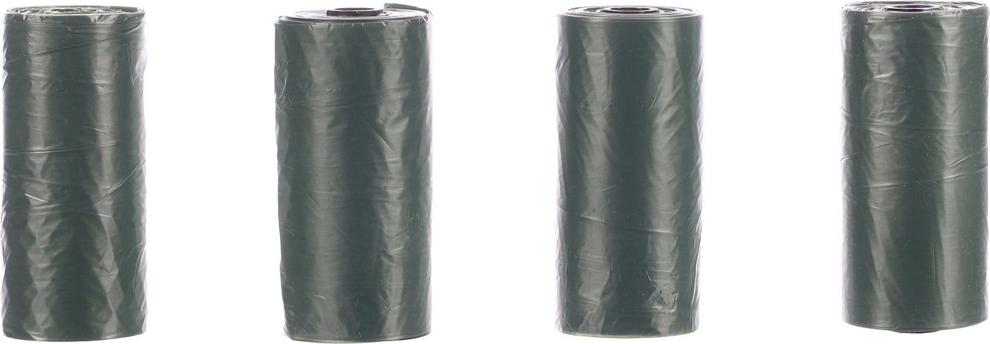 Flamingo Poop Bags Bio Green - биоразградими хигиенни торбички за кучета, 4 ролки по 15 бр