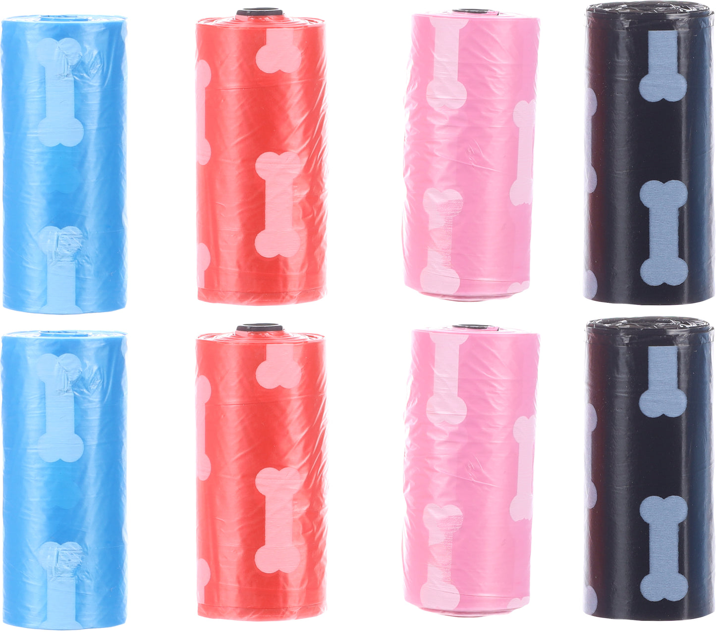 Flamingo Poop Bags Basic - хигиенни пликчета 8 ролки по 15 пликчета