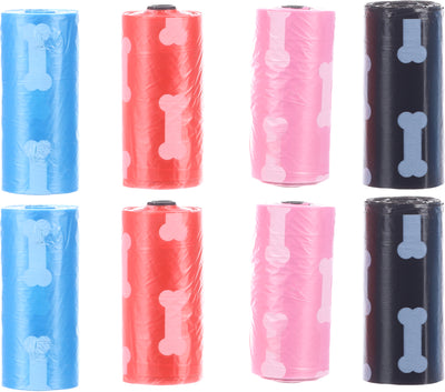 Flamingo Poop Bags Basic - хигиенни пликчета 8 ролки по 15 пликчета