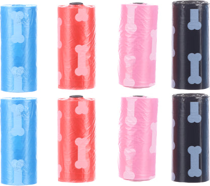 Flamingo Poop Bags Basic - хигиенни пликчета 8 ролки по 15 пликчета