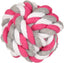 Flamingo Jim Knotted Ball - въжена топка за игра, розова