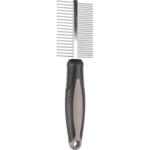 Flamingo Comb Double Sided Comfort - двустранен гребен за дълга козина 19 см