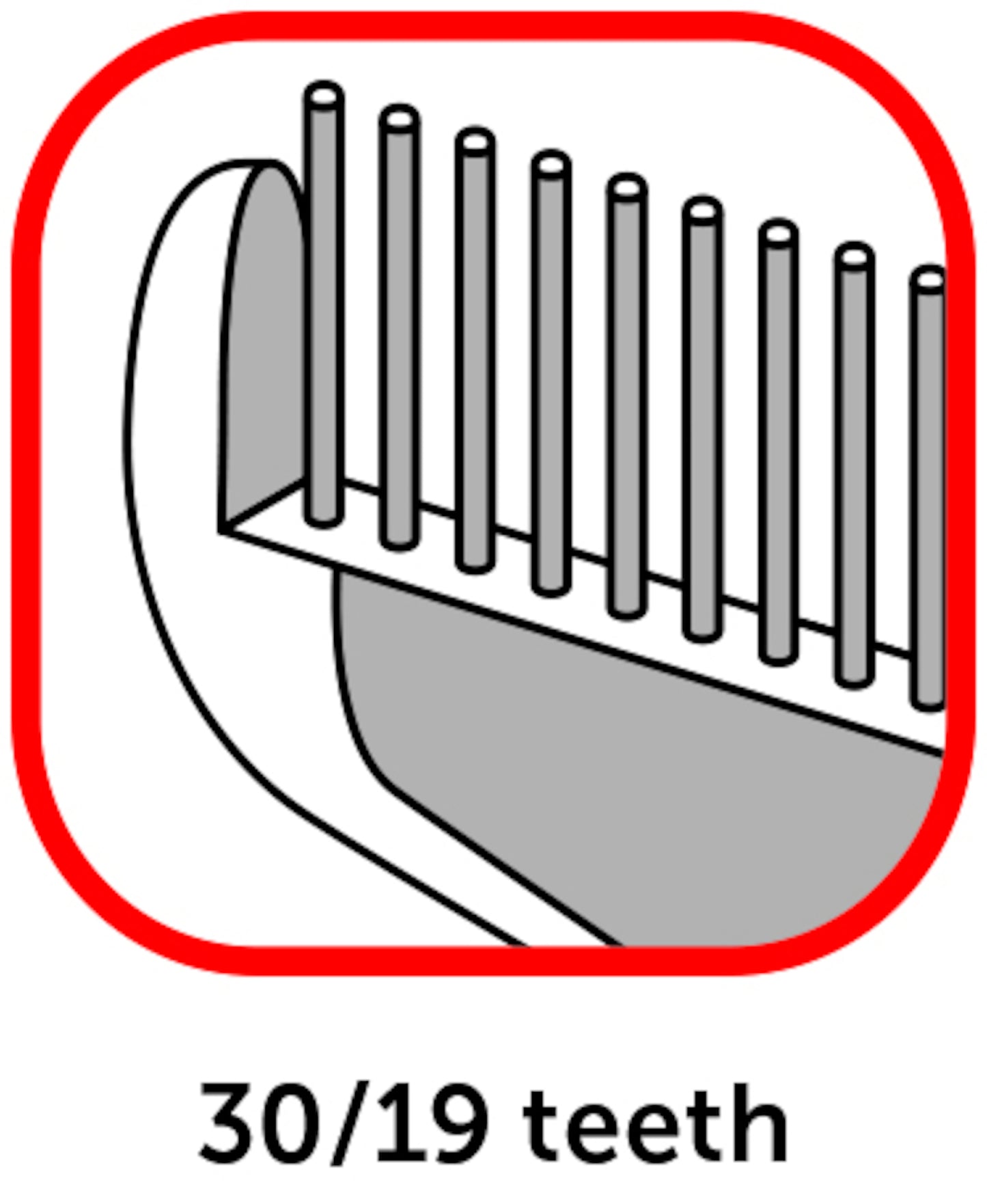 Flamingo Comb Double Sided Comfort - двустранен гребен за дълга козина 19 см