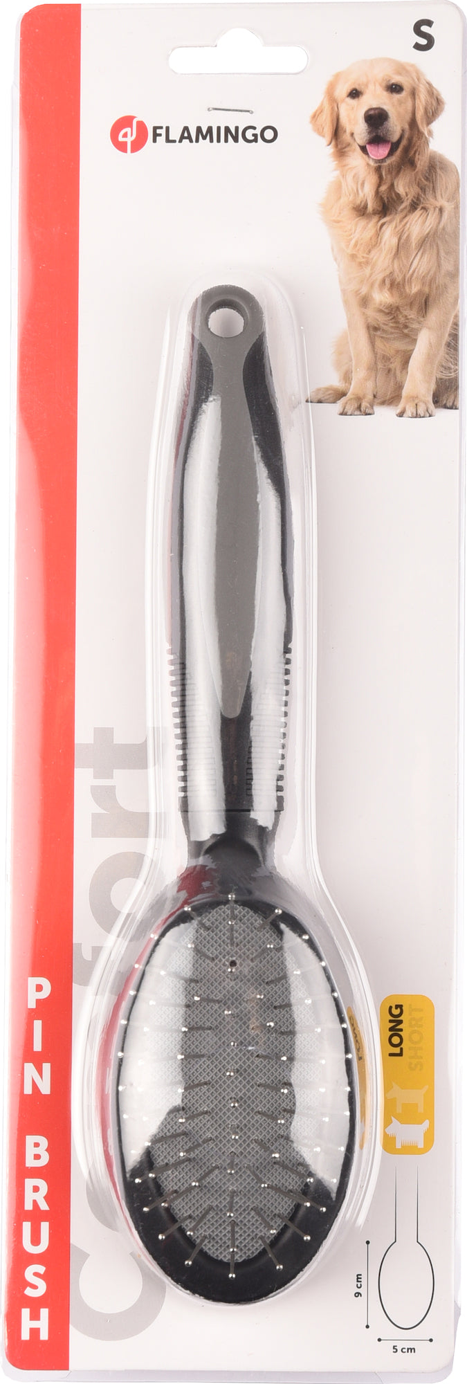 Flamingo Pin Brush Comfort - Четка за кучета