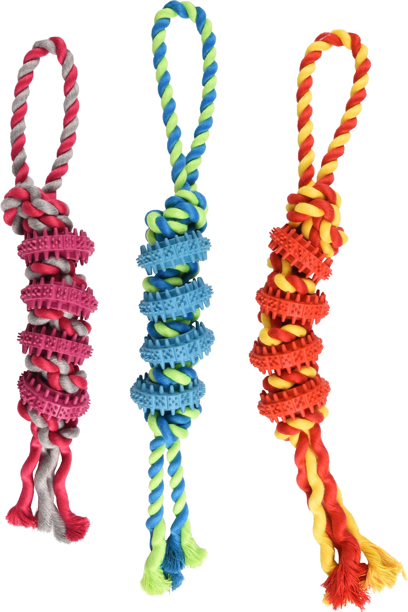 Flamingo Toy Waylen Disc Dental with Rope - играчка за куче 40 см