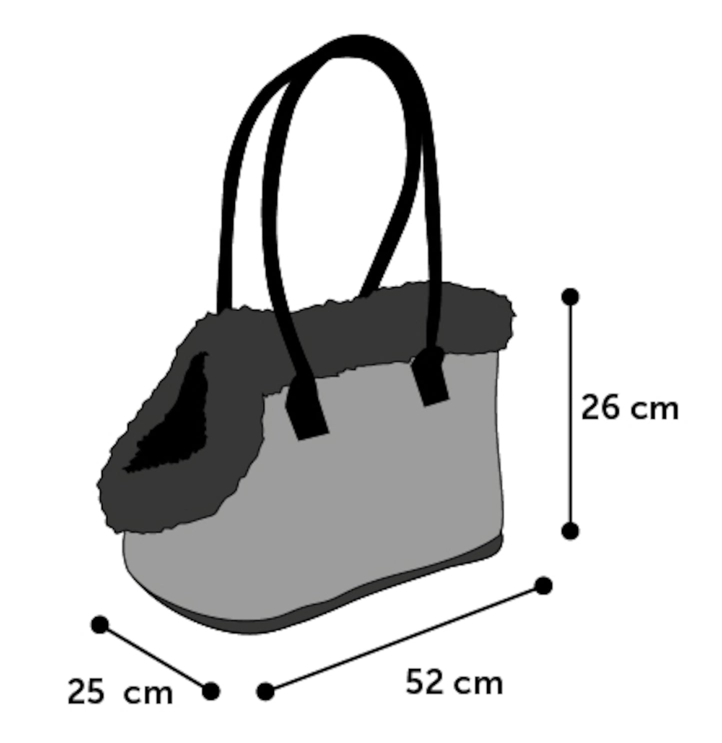 Flamingo Carrying Bag Esmee - чанта от плат 52x25x27см