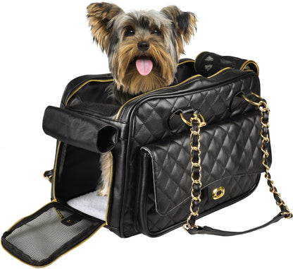 Flamingo Carrying Bag Gigi Black - транспортна чанта 40/22/28cм.