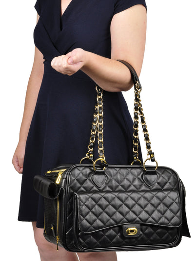 Flamingo Carrying Bag Gigi Black - транспортна чанта 40/22/28cм.