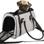 Flamingo Carryng Bag Tatjana Light Grey - чанта от плат за кучета, светлосив 37 / 24 / 31 см