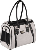 Flamingo Carryng Bag Tatjana Light Grey - чанта от плат за кучета, светлосив 37 / 24 / 31 см