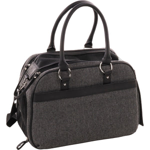 Flamingo Carrying Bag Justine Dark grey - чанта от плат за кучета, тъмносив 44 / 23 / 32 см