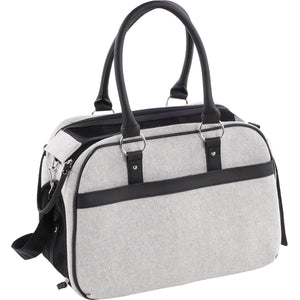 Flamingo Carrying Bag Justine Light Grey - чанта от плат за кучета, светлосив 44 / 23 / 32 см