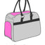 Flamingo Carrying Bag Justine Light Grey - чанта от плат за кучета, светлосив 44 / 23 / 32 см