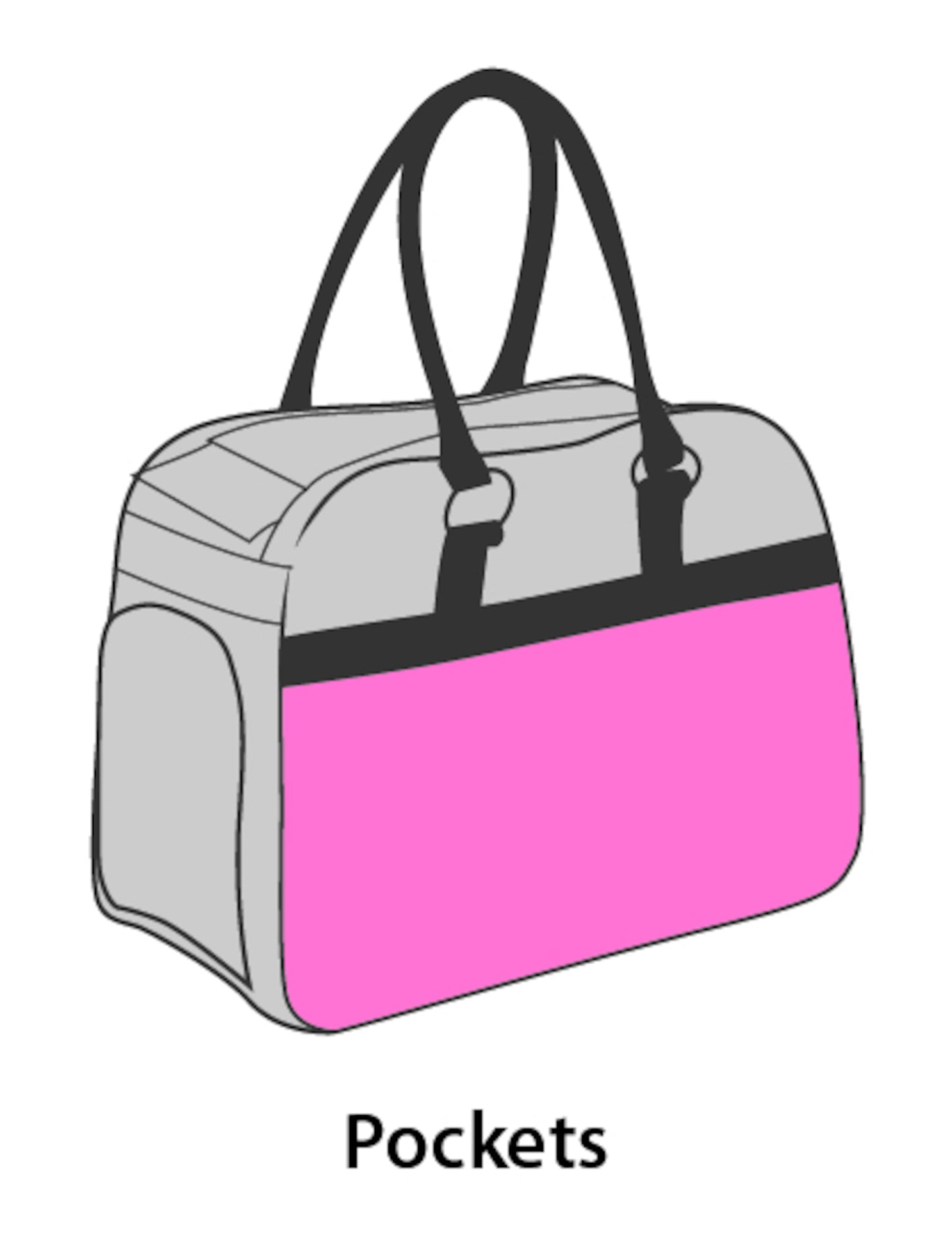 Flamingo Carrying Bag Justine Light Grey - чанта от плат за кучета, светлосив 44 / 23 / 32 см