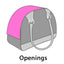 Flamingo Carrying Bag Chloe 1 - чанта от плат за кучета 41 / 20 / 31 см
