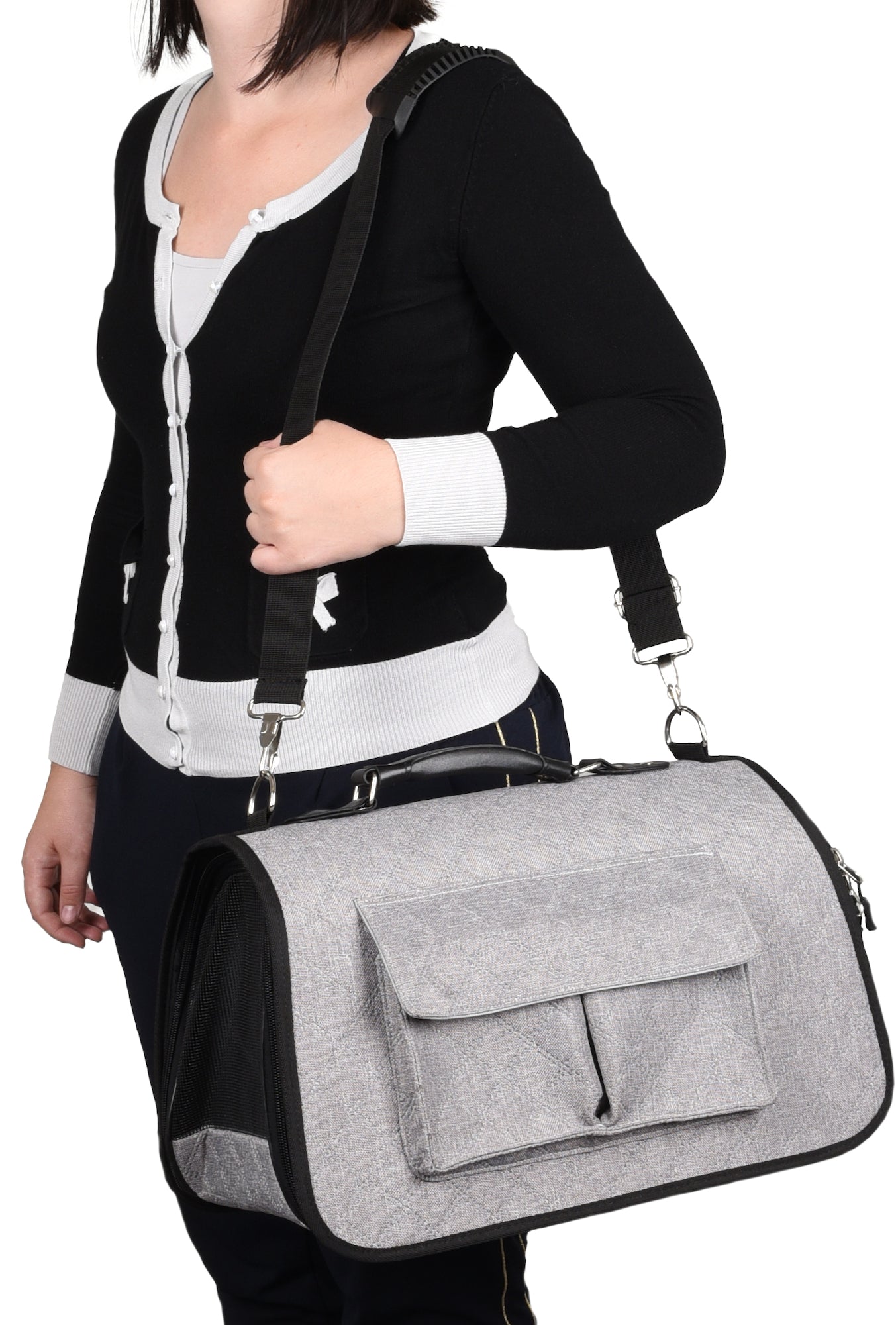 Flamingo Carrying Bag Amy - мека транспортна чанта 45 / 21 / 28 см
