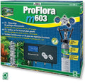 JBL ProFlora m603 - професионална система за въглероден двуокис с бутилка 500 грама, за многократна употреба и pH контролер, за аквариуми до 600 литра