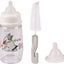Flamingo Feeding Set Akela - комплект бутилка с биберон и четка 140 мл