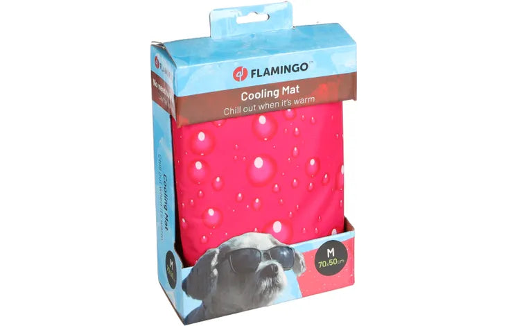 Flamingo Fuchsia - охлаждаща постелка за куче, розова