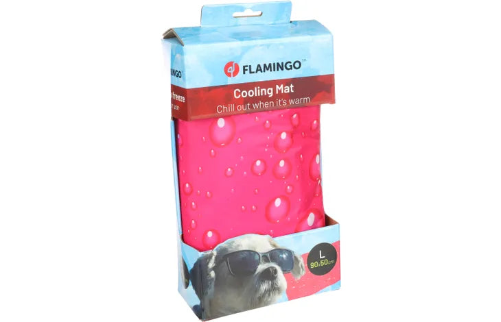 Flamingo Fuchsia - охлаждаща постелка за куче, розова