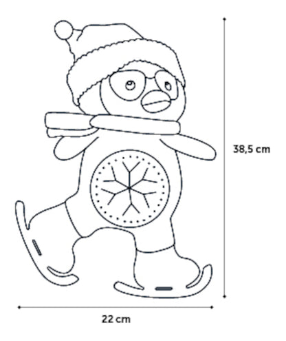 Flamingo Christmas Toy Marvy - плюшена играчка 22 / 11 / 40 см