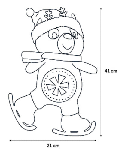 Flamingo Christmas Toy Marvy - плюшена играчка 22 / 11 / 40 см