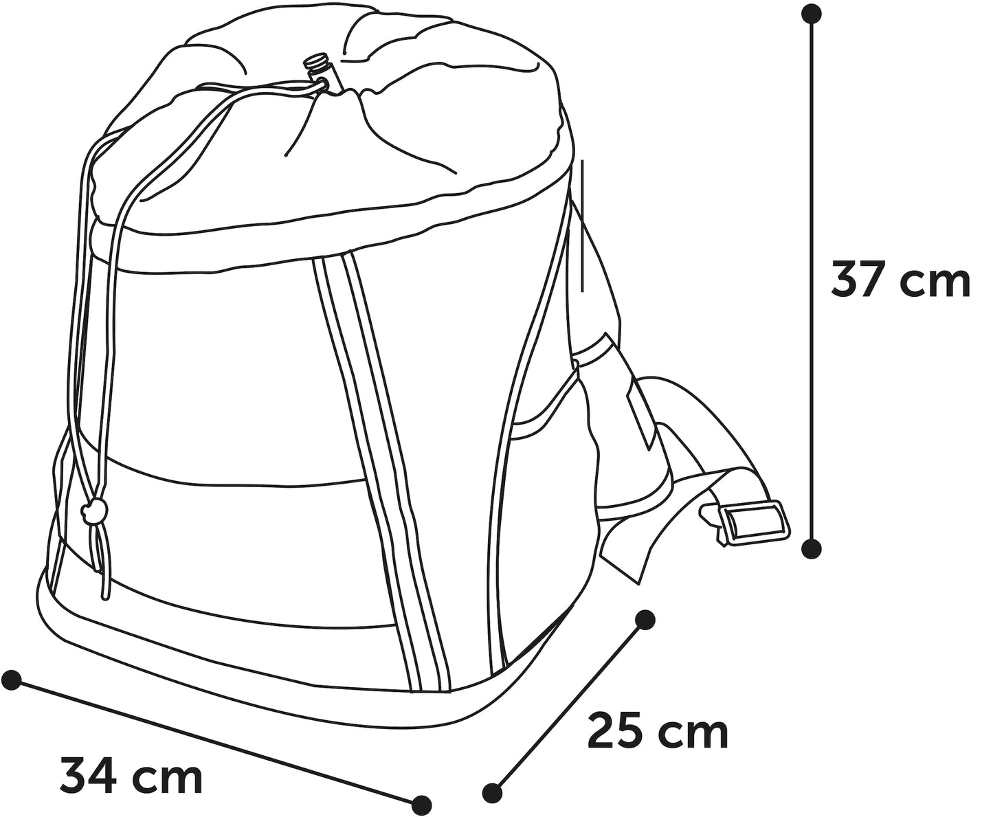 Flamingo Timi Front Carrier - кенгуру за куче 34 / 25 / 37 см.