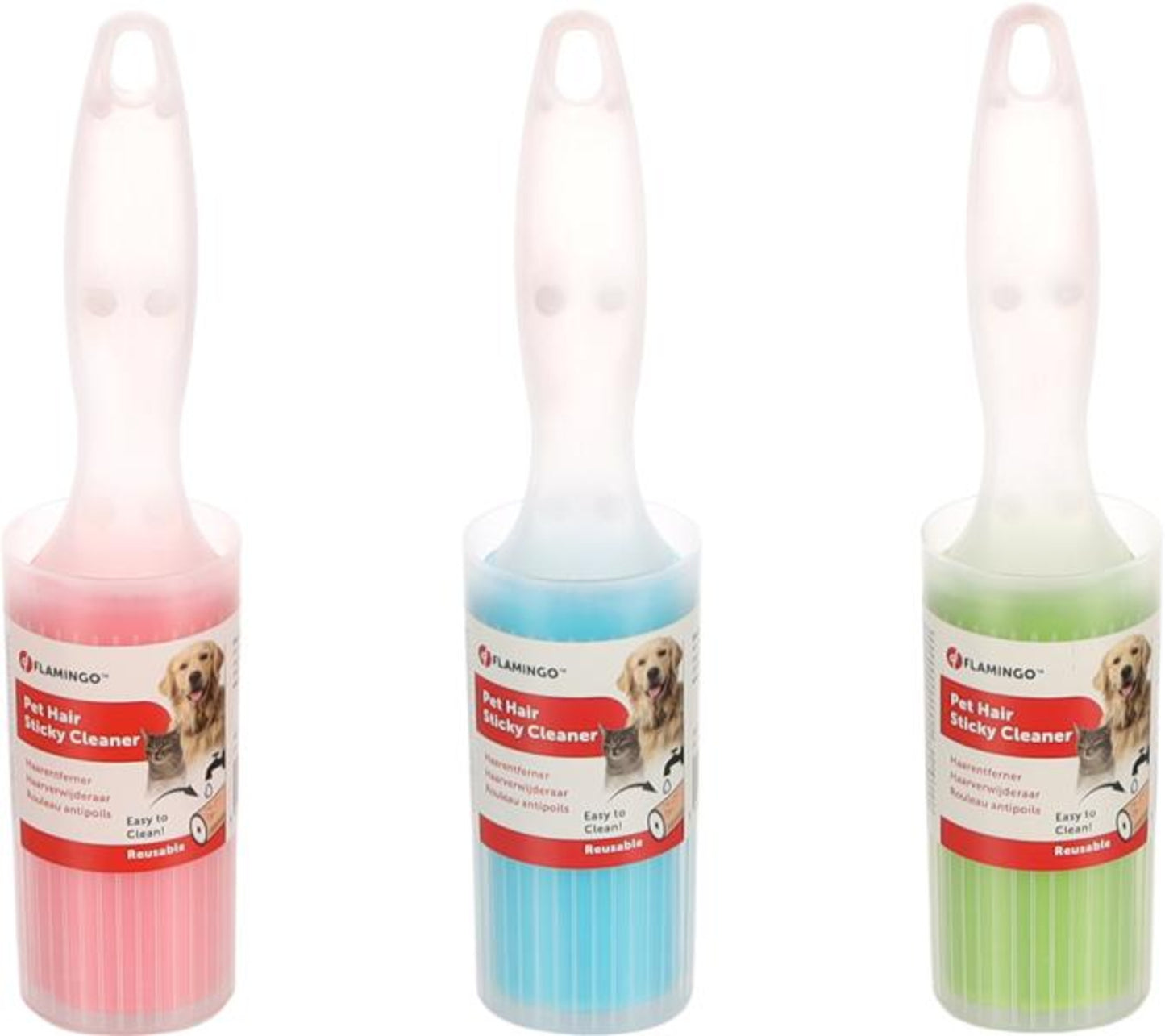 Flamingo Hair Remover Reusable Roller Clio - ролер за премахване на косми 23 см