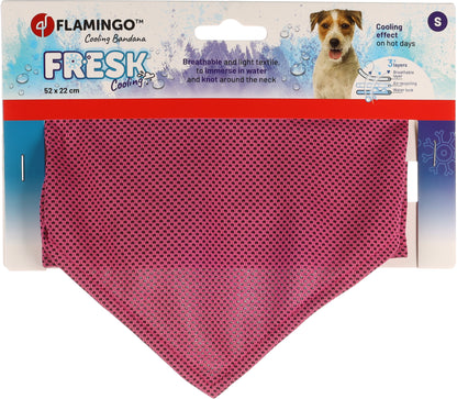 Flamingo Fresk Inou S - охлаждаща бандана за куче 52 / 22 см.
